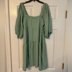 Green dress